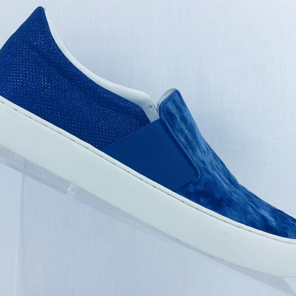Marc Fisher Shoes - Marc Fisher Calie Blue Velvet Slip On Shoe 9.5 M